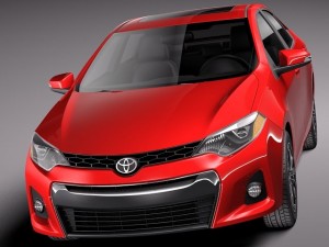 Toyota Corolla S 2014 USA Modelo 3D