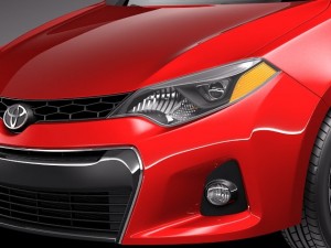 Toyota Corolla S 2014 USA Modelo 3D