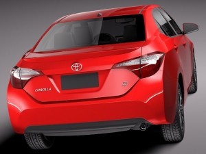 Toyota Corolla S 2014 USA Modelo 3D