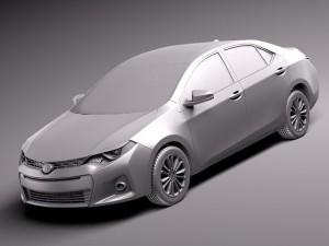 Toyota Corolla S 2014 USA Modelo 3D