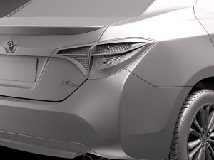 Toyota Corolla S 2014 USA Modelo 3D