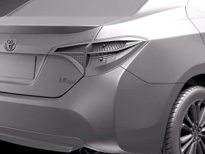 Toyota Corolla S 2014 USA 3D Model