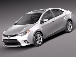 Toyota Corolla LE 2014 USA Model 3D