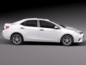 Toyota Corolla LE 2014 USA 3D Model