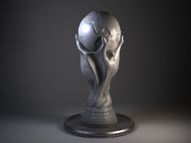Fifa Cup Trophy 3D Модель In Награды 3DExport