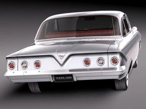 Chevrolet Impala Coupe 1961 3D Model