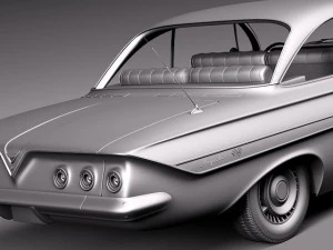 Chevrolet Impala Coupe 1961 3D Model