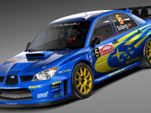 Subaru Impreza STi WRC 2006 3D Model