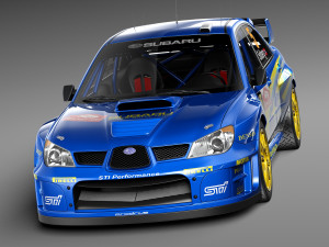 Subaru Impreza STi WRC 2006 3D 모델