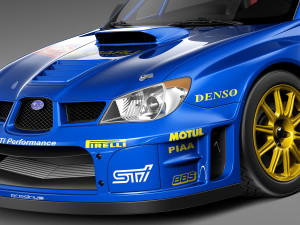 Subaru Impreza STi WRC 2006 3D 모델