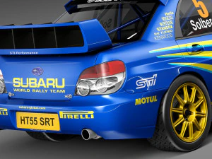 Subaru Impreza STi WRC 2006 3D Model