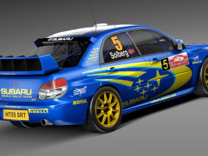 Subaru Impreza STi WRC 2006 3D Model