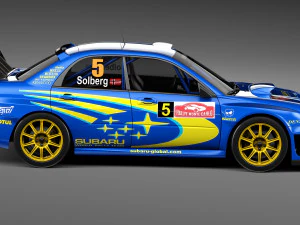 Subaru Impreza STi WRC 2006 3D Model