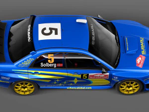 Subaru Impreza STi WRC 2006 3D Model