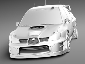 Subaru Impreza STi WRC 2006 3D 모델