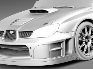 Subaru Impreza STi WRC 2006 3D Model