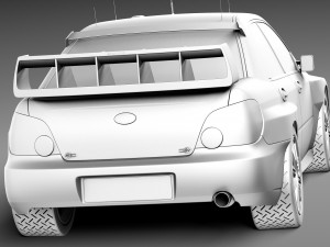 Subaru Impreza STi WRC 2006 3D 모델