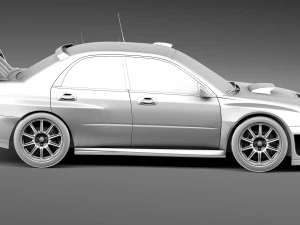 Subaru Impreza STi WRC 2006 3D Model