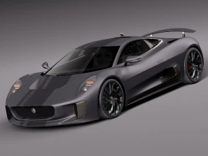 jaguar cx75 2014 Modelo 3D