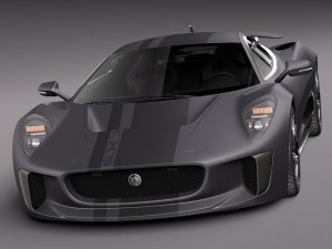 Jaguar CX75 2014 3D 모델