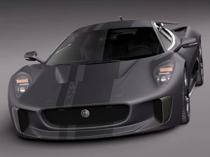 Jaguar CX75 2014 3D Model