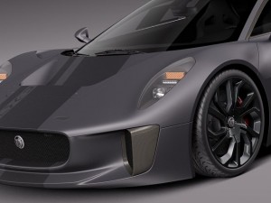 Jaguar CX75 2014 3D 모델