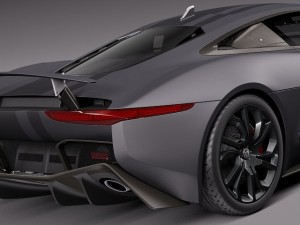 Jaguar CX75 2014 3D 모델