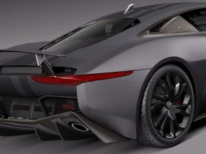 Jaguar CX75 2014 3D Model