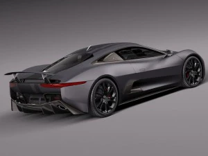 Jaguar CX75 2014 3D Model
