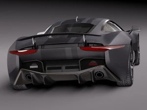 Jaguar CX75 2014 3D Model