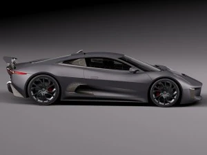 Jaguar CX75 2014 3D Model