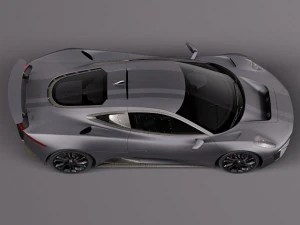 Jaguar CX75 2014 3D Model