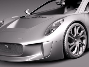 Jaguar CX75 2014 3D 모델