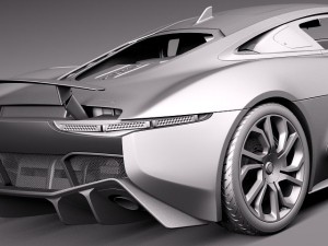 Jaguar CX75 2014 3D 모델