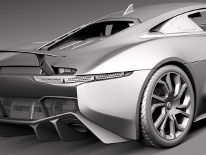Jaguar CX75 2014 3D Model