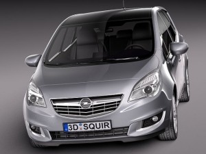 Opel Meriva 2014 Model 3D