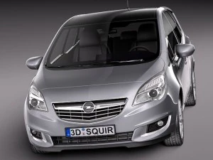 Opel Meriva 2014 3D Model