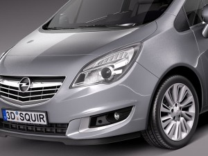 Opel Meriva 2014 Model 3D