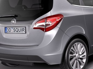 Opel Meriva 2014 Model 3D