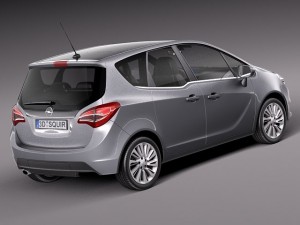 Opel Meriva 2014 Model 3D