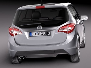 Opel Meriva 2014 Model 3D