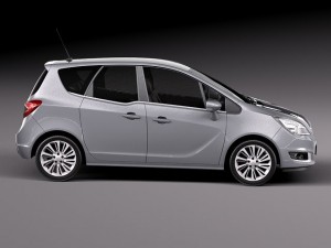 Opel Meriva 2014 Model 3D