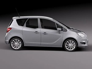 Opel Meriva 2014 3D Model