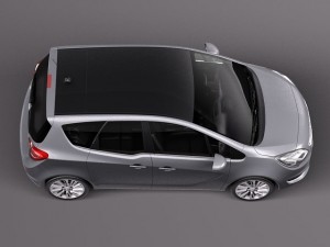 Opel Meriva 2014 Model 3D