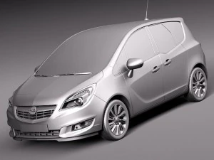 Opel Meriva 2014 3D Model