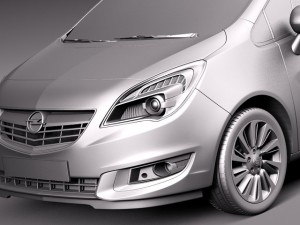 Opel Meriva 2014 Model 3D