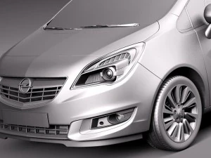Opel Meriva 2014 3D Model