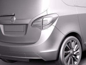 Opel Meriva 2014 Model 3D