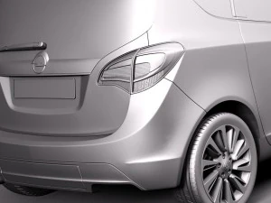 Opel Meriva 2014 3D Model
