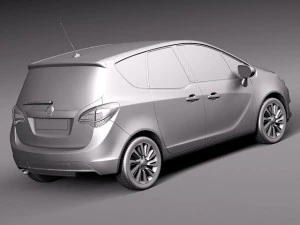 Opel Meriva 2014 3D Model